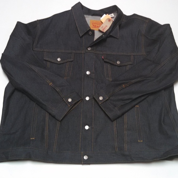 raw denim trucker jacket